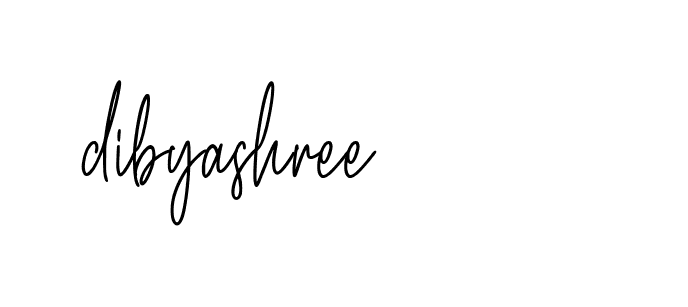 Signature of dibyashree