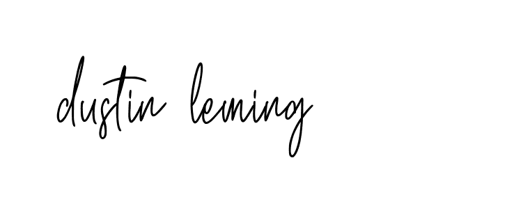 Signature of dustin-leming