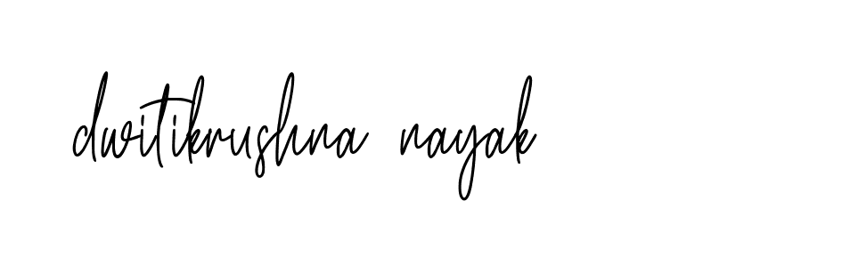 Signature of dwitikrushna-nayak-