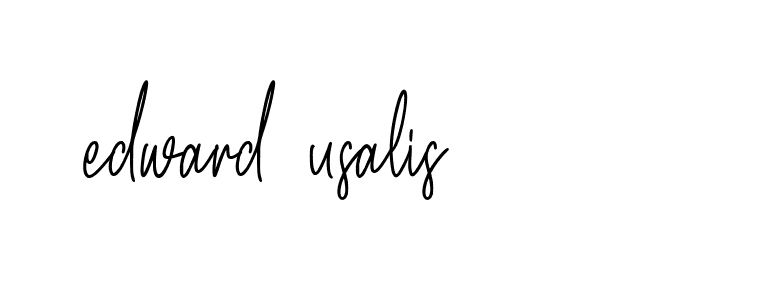 Signature of edward-usalis