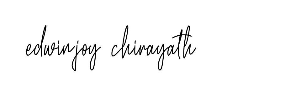 Signature of edwinjoy-chirayath-