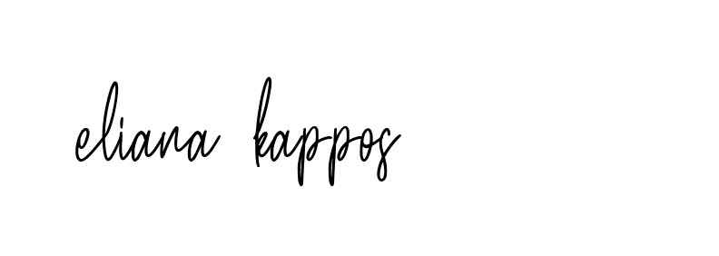 Signature of eliana-kappos-