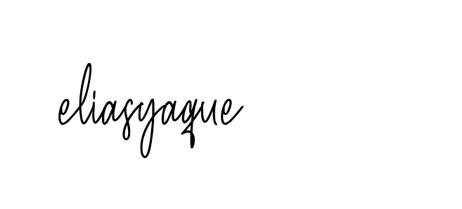 Signature of eliasyaque