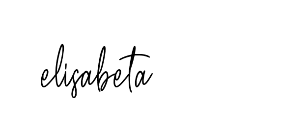 Signature of elisabeta