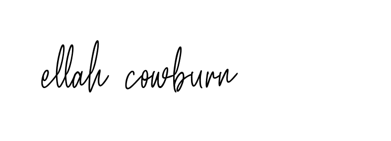 Signature of ellah-cowburn