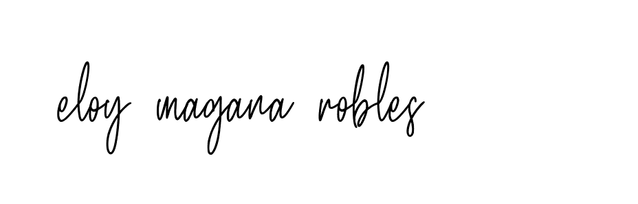 Signature of eloy-magana-robles