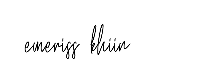 Signature of emeriss-khiin