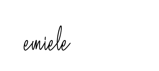 Signature of emiele