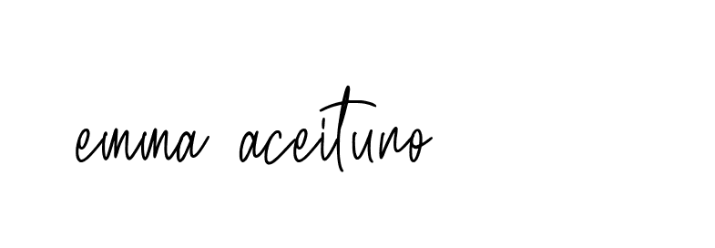 Signature of emma-aceituno