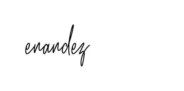 Signature of enandez