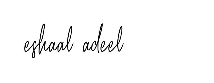 Signature of eshaal-adeel