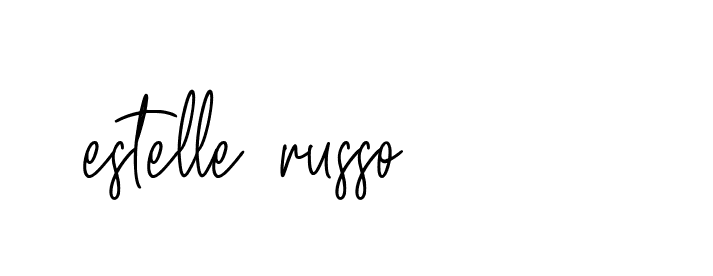 Signature of estelle-russo