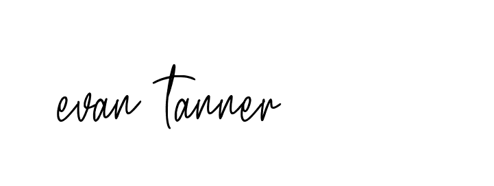 Signature of evan-tanner