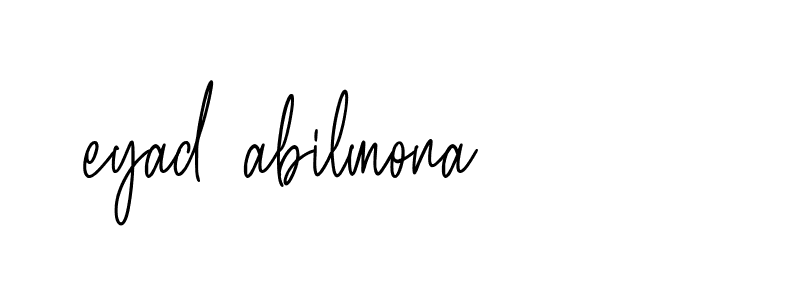 Signature of eyad-abilmona