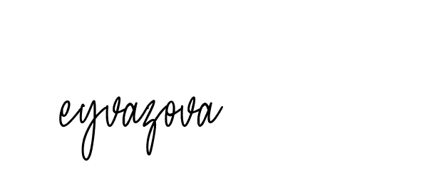 Signature of eyvazova