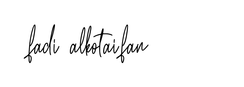 Signature of fadi-alkotaifan