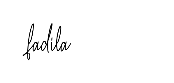 Signature of fadila-