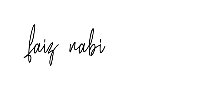 Signature of faiz-nabi