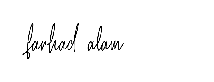 Signature of farhad-alam