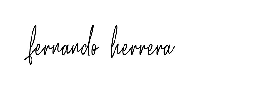 Signature of fernando-herrera