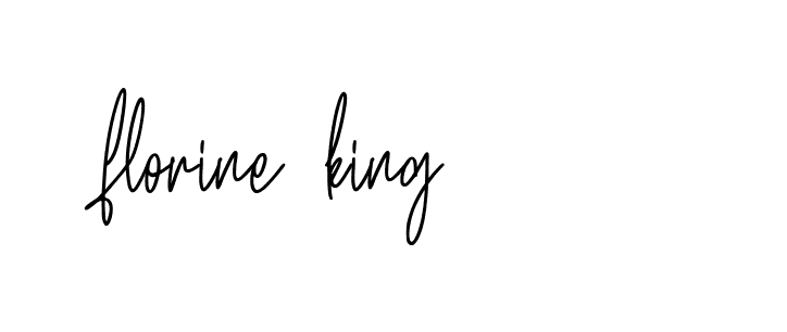 Signature of florine-king