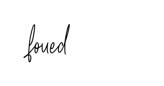 Signature of foued