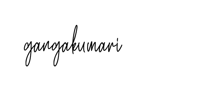 Signature of gangakumari