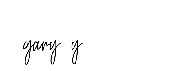 Signature of gary-y