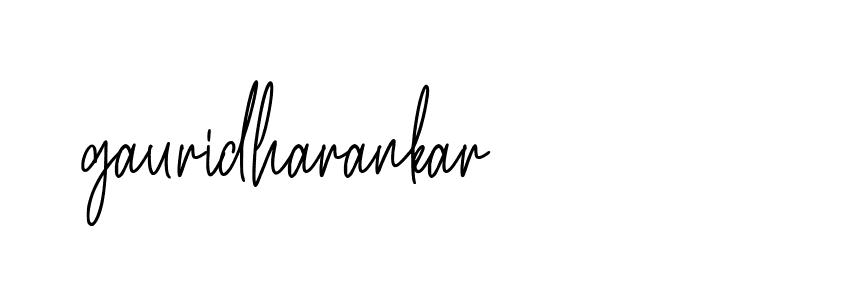 Signature of gauridharankar-