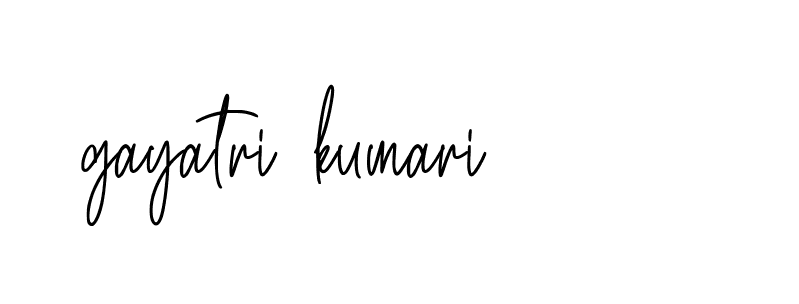 Signature of gayatri-kumari