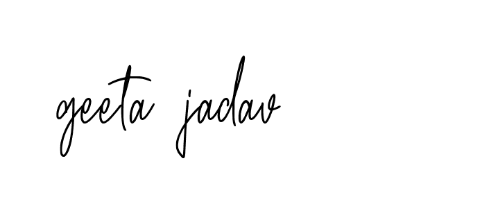 Signature of geeta-jadav