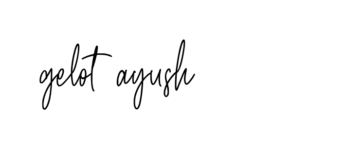 Signature of gelot-ayush