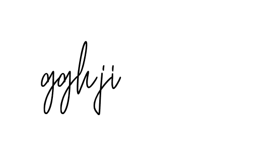 Signature of gghji