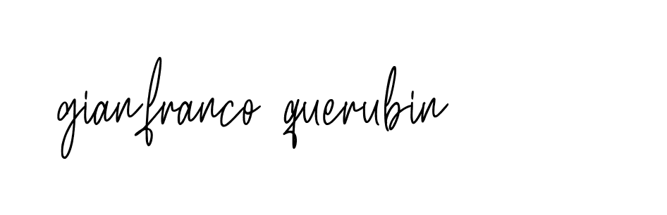 Signature of gianfranco-querubin