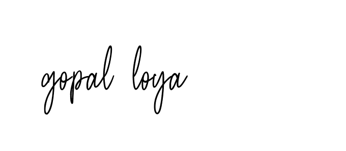 Signature of gopal-loya