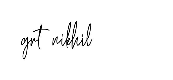 Signature of grt-nikhil