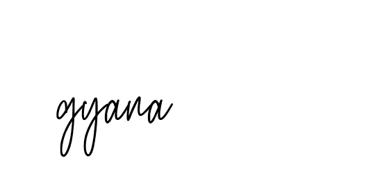 Signature of gyana