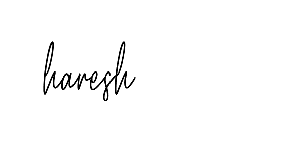 Signature of haresh