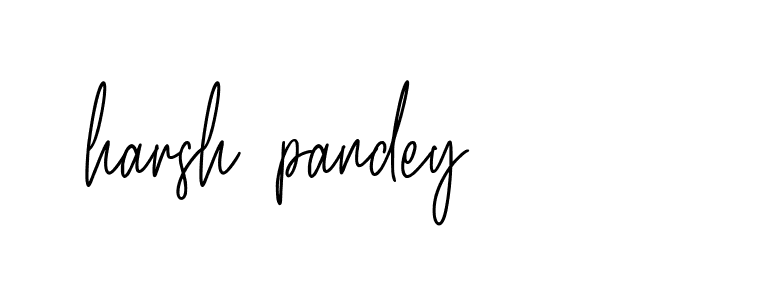 Signature of harsh-pandey