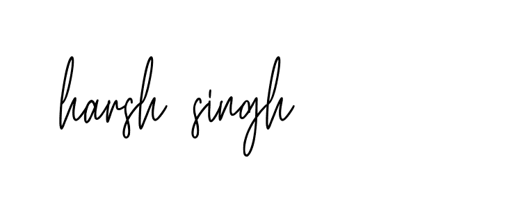 Signature of harsh-singh