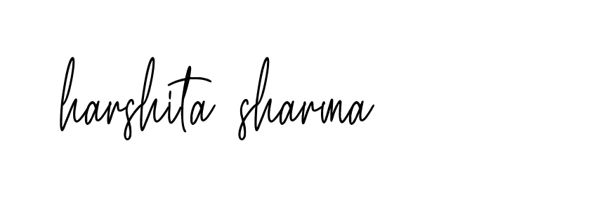 Signature of harshita-sharma