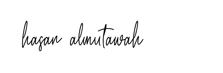 Signature of hasan-almutawah