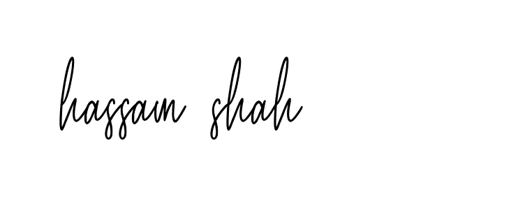 Signature of hassam-shah