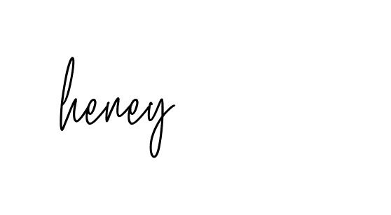 Signature of heney