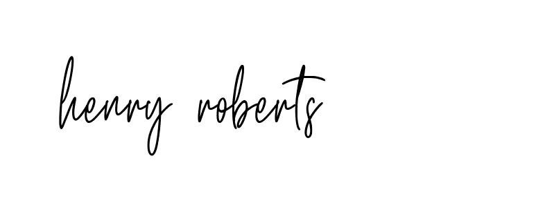 Signature of henry-roberts