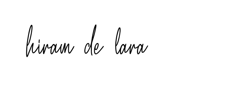 Signature of hiram-de-lara