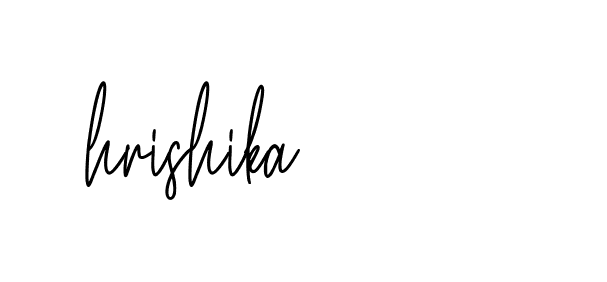 Signature of hrishika