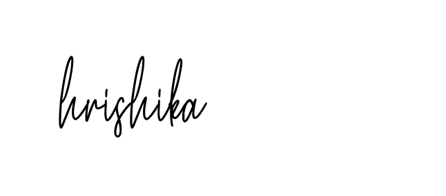 Signature of hrishika-