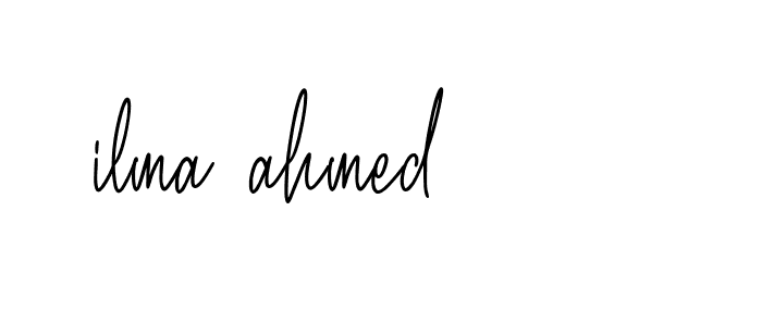 Signature of ilma-ahmed