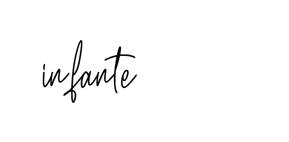 Signature of infante